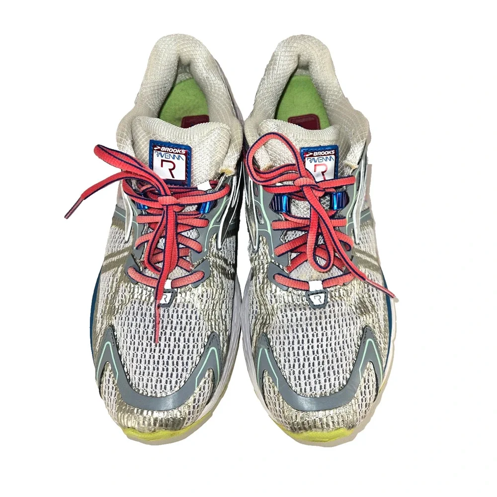 Brooks Ravenna 6 Women's Running Shoes Size 9 Silver Pink Athletic Sneakers